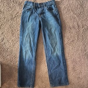 Arizona Jean Company Boy's Straight Blue Jeans